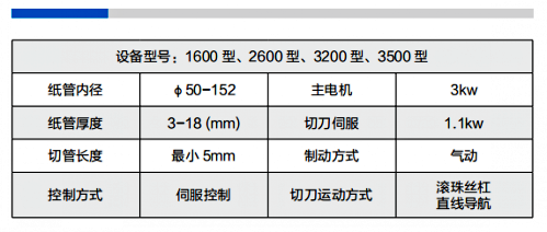 纸管精切机参数